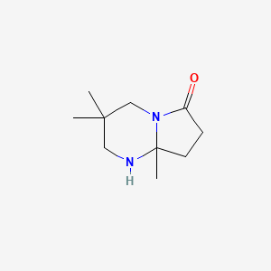 Racemic 3,3,6-trimethyl-9-oxo-1,5-diazabicyclo[4.3.0]nonane