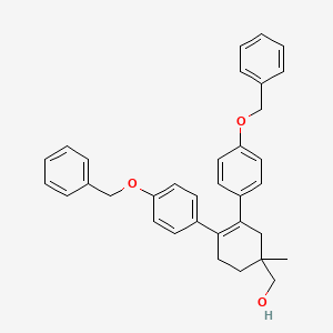 (1-Methyl-3,4-di(4-benzyloxy-phenyl)-cyclohex-3-enyl)-methanol