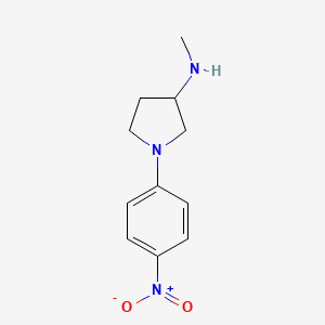 N-methyl-1-(4-nitrophenyl)pyrrolidin-3-amine