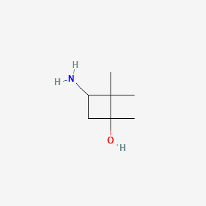 molecular formula C7H15NO B8602954 3-Amino-1,2,2-trimethylcyclobutanol CAS No. 1799579-91-1