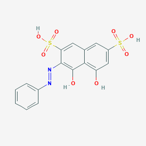 4,5-Dihydroxy-3-(phenyldiazenyl)naphthalene-2,7-disulfonic acid