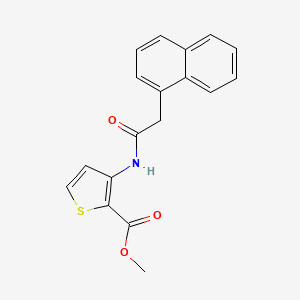 Methyl 3-(2-(naphthalen-1-yl)acetamido)thiophene-2-carboxylate
