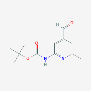Tert-butyl 4-formyl-6-methylpyridin-2-ylcarbamate