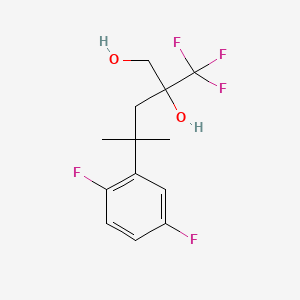 4-(2,5-Difluorophenyl)-4-methyl-2-(trifluoromethyl)pentane-1,2-diol
