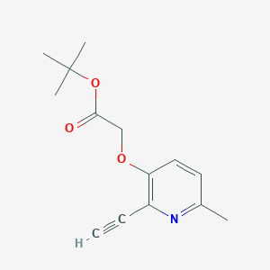 tert-Butyl [(2-ethynyl-6-methylpyridin-3-yl)oxy]acetate