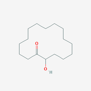 molecular formula C16H30O2 B8603352 2-Hydroxycyclohexadecanone 