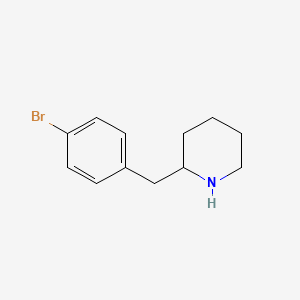 molecular formula C12H16BrN B8603439 2-(4-Bromobenzyl)-piperidine 