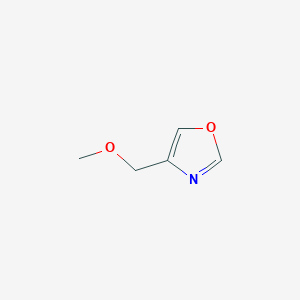 molecular formula C5H7NO2 B8603500 4-Methoxymethyl-oxazole 