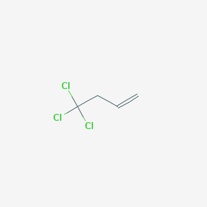 molecular formula C4H5Cl3 B086036 Butene, trichloro- CAS No. 13279-84-0