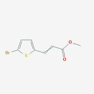 molecular formula C8H7BrO2S B8603624 Methyl 3-(5-bromothiophen-2-yl)acrylate 