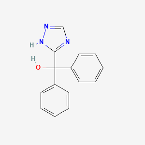 diphenyl(1H-1,2,4-triazol-5-yl)methanol