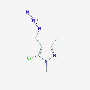4-(azidomethyl)-5-chloro-1,3-dimethyl-1H-pyrazole