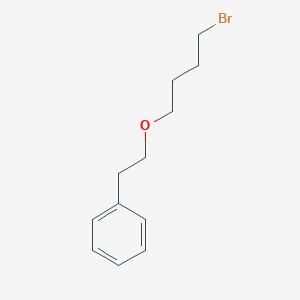 molecular formula C12H17BrO B8603681 [2-(4-Bromobutoxy)ethyl]benzene 