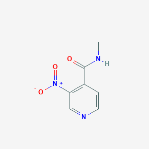 molecular formula C7H7N3O3 B8603685 N-methyl-3-nitroisonicotinamide 