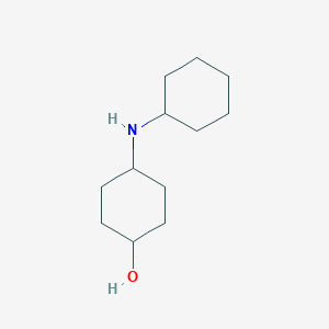 molecular formula C12H23NO B8603690 Cyclohexyl-cis-(4-hydroxycyclohexyl)amine 