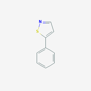molecular formula C9H7NS B086038 5-Phenylisothiazole CAS No. 1075-21-4