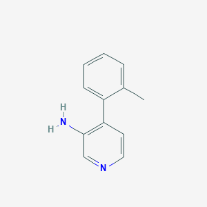 molecular formula C12H12N2 B8603837 4-o-Tolyl-pyridin-3-ylamine 