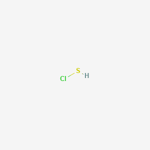 molecular formula ClHS B8604228 Thiohypochlorous acid CAS No. 15880-17-8
