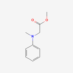 molecular formula C10H13NO2 B8604395 Methyl 2-(methyl(phenyl)amino)acetate 