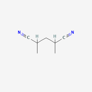 molecular formula C7H10N2 B8604438 2,4-Dimethylpentanedinitrile CAS No. 15074-49-4