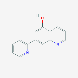 molecular formula C14H10N2O B8604451 7-pyridin-2-yl-1H-quinolin-5-one 