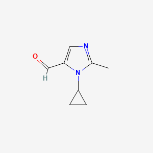 3-cyclopropyl-2-methyl-3H-imidazole-4-carbaldehyde