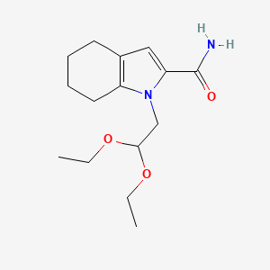 1-(2,2-Diethoxyethyl)-4,5,6,7-tetrahydro-1H-indole-2-carboxamide