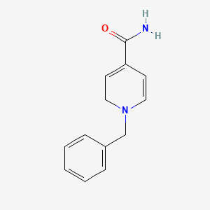 molecular formula C13H14N2O B8604688 1-Benzyl-1,2-dihydroisonicotinamide CAS No. 75532-98-8