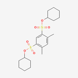 Dicyclohexyl 4,6-dimethylbenzene-1,3-disulfonate