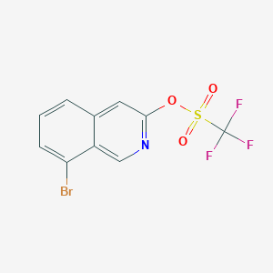 8-Bromoisoquinolin-3-yl trifluoromethanesulfonate