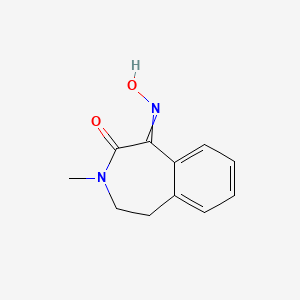 1-(Hydroxyimino)-3-methyl-1,3,4,5-tetrahydro-2H-3-benzazepin-2-one