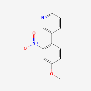3-(4-Methoxy-2-nitrophenyl)pyridine