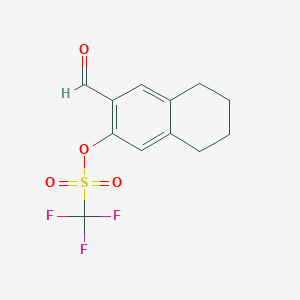 3-Formyl-5,6,7,8-tetrahydronaphthalen-2-yl trifluoromethanesulfonate