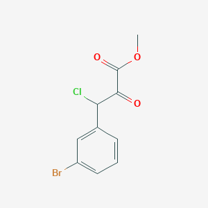 3-(3-Bromo-phenyl)-3-chloro-2-oxo-propionic acid methyl ester