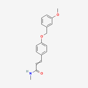 3-{4-[(3-Methoxyphenyl)methoxy]phenyl}-N-methylprop-2-enamide