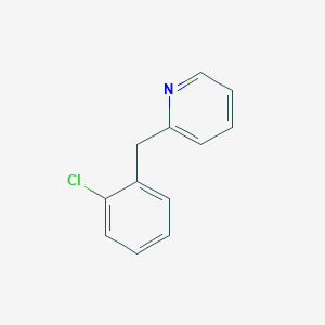molecular formula C12H10ClN B8604905 2-[(2-Chlorophenyl)methyl]pyridine CAS No. 36995-37-6