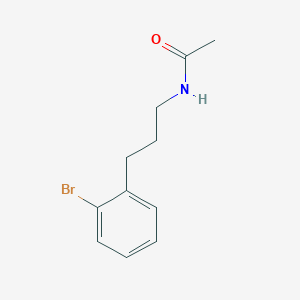 N-[3-(2-bromophenyl)propyl]acetamide