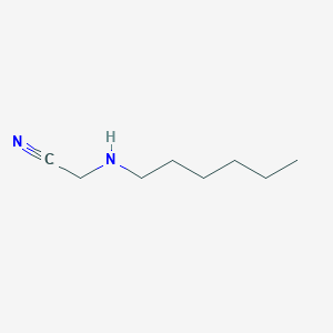 molecular formula C8H16N2 B8604955 Hexylaminoacetonitrile 
