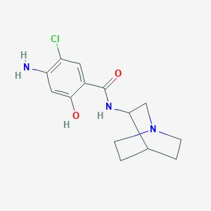 4-Amino-5-chloro-2-hydroxy-N-(1-azabicyclo[2.2.2]oct-3-yl)benzamide