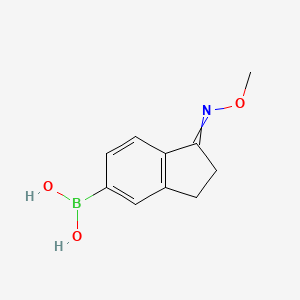 1-Methoxyimino-indan-5-boronic acid