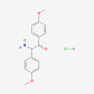 2-Amino-1,2-bis(4-methoxyphenyl)ethanone hydrochloride