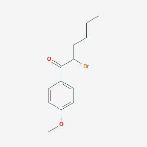 1-Hexanone, 2-bromo-1-(4-methoxyphenyl)-