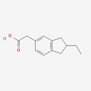 2-Ethyl-5-indanacetic acid