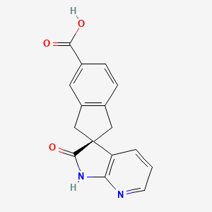 (R)-2'-Oxo-1,1',2',3-tetrahydrospiro[indene-2,3'-pyrrolo[2,3-b]pyridine]-5-carboxylic acid