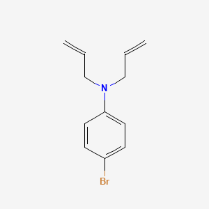 molecular formula C12H14BrN B8605168 N,N-diallyl-4-bromoaniline 
