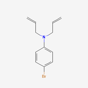 molecular formula C12H14BrN B8605168 4-Bromo-N,N-diallylaniline 