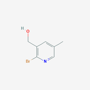molecular formula C7H8BrNO B8605205 (2-Bromo-5-methyl-3-pyridyl)methanol 