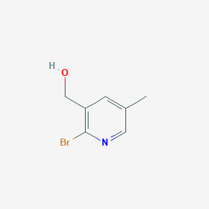 molecular formula C7H8BrNO B8605205 2-Bromo-5-methyl-3-pyridinemethanol 