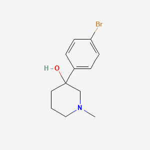 3-(4-Bromo-phenyl)-1-methyl-piperidin-3-ol