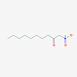 molecular formula C10H19NO3 B8605248 1-Nitrodecan-2-one CAS No. 54044-25-6